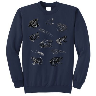 Tadpole Frog Toad Collage For Frog Lovers Hunters Sweatshirt