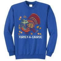 Turkeygiftagiftsaurus Funny Thanksgiving Dinosaur Turkey Tgiftrex Great Gift Sweatshirt