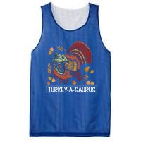 Turkeygiftagiftsaurus Funny Thanksgiving Dinosaur Turkey Tgiftrex Great Gift Mesh Reversible Basketball Jersey Tank