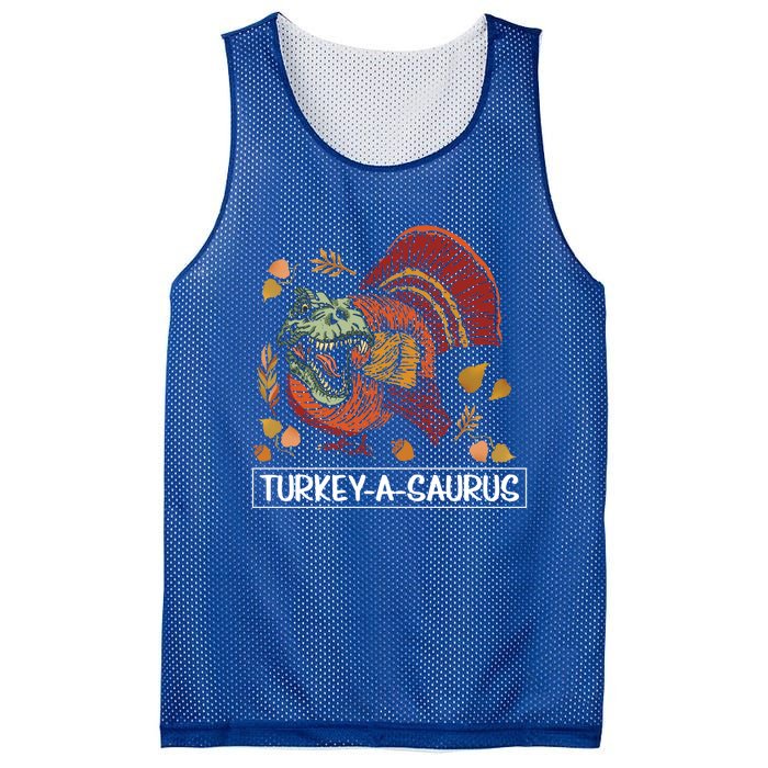 Turkeygiftagiftsaurus Funny Thanksgiving Dinosaur Turkey Tgiftrex Great Gift Mesh Reversible Basketball Jersey Tank