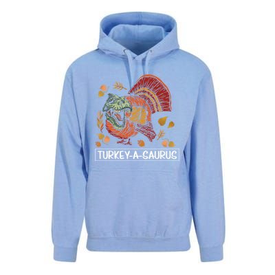 Turkeygiftagiftsaurus Funny Thanksgiving Dinosaur Turkey Tgiftrex Great Gift Unisex Surf Hoodie