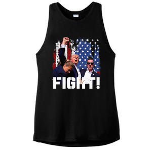 Trump Fight Ladies PosiCharge Tri-Blend Wicking Tank