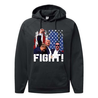 Trump Fight Performance Fleece Hoodie