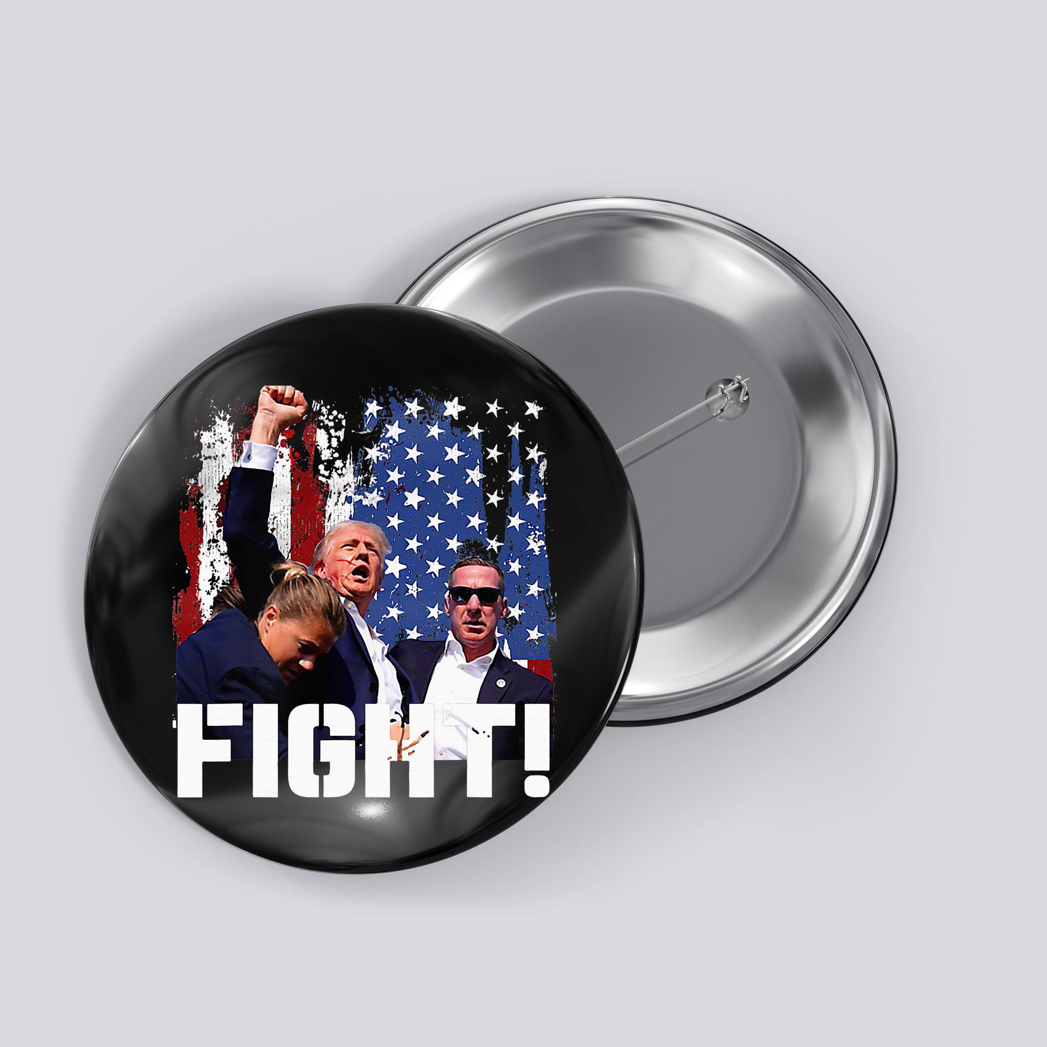 Trump Fight Button