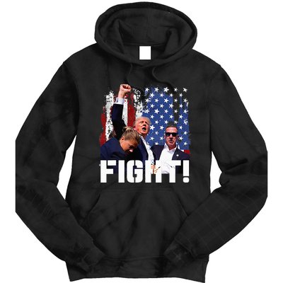 Trump Fight Tie Dye Hoodie