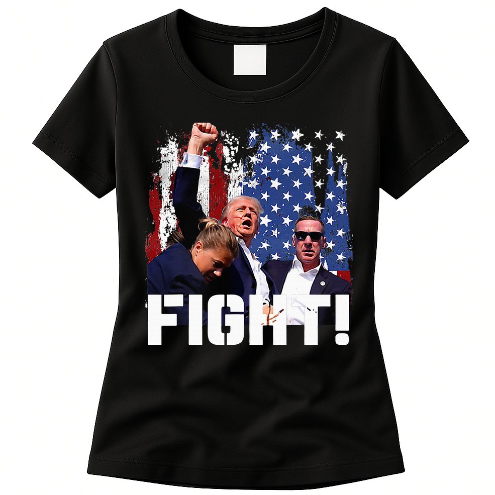 Trump Fight Womens T-Shirt
