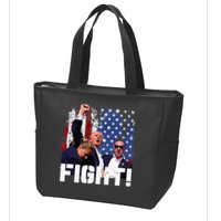 Trump Fight Zip Tote Bag