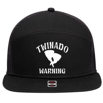 Twinado Funny Twin 7 Panel Mesh Trucker Snapback Hat