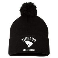 Twinado Funny Twin Pom Pom 12in Knit Beanie