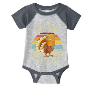 Thanksgiving Funny Turkey Fake Cat Infant Baby Jersey Bodysuit