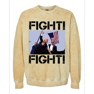 Trump Fight Trump Fighting Colorblast Crewneck Sweatshirt