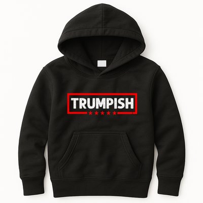 TRUMPISH Funny Trump Mug Shot Hope Kids Hoodie