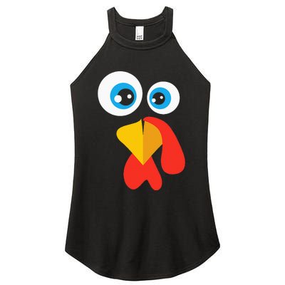 Thanksgivingturkey Face Women's Perfect Tri Rocker Tank