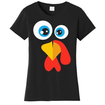 Thanksgivingturkey Face Women's T-Shirt