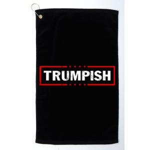 TRUMPISH Funny Trump Mug Shot Hope Platinum Collection Golf Towel