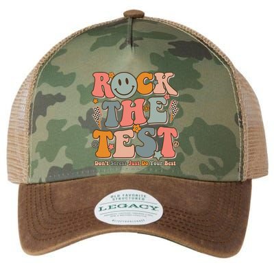Testing For Teachers Test Day Teacher Rock The Test Legacy Tie Dye Trucker Hat