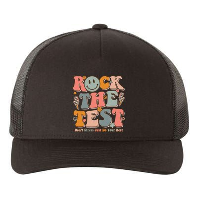 Testing For Teachers Test Day Teacher Rock The Test Yupoong Adult 5-Panel Trucker Hat