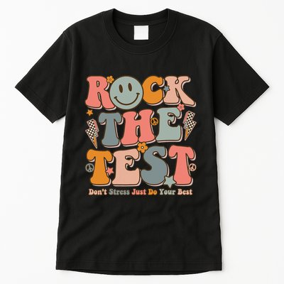 Testing For Teachers Test Day Teacher Rock The Test Tall T-Shirt