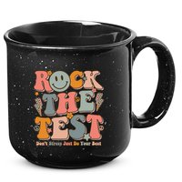 Testing For Teachers Test Day Teacher Rock The Test 15oz Campfire Ceramic Mug