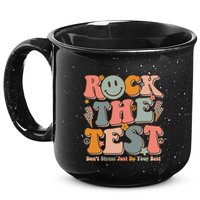 Testing For Teachers Test Day Teacher Rock The Test 15oz Campfire Ceramic Mug
