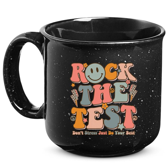 Testing For Teachers Test Day Teacher Rock The Test 15oz Campfire Ceramic Mug