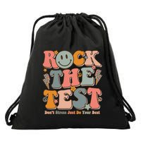 Testing For Teachers Test Day Teacher Rock The Test Drawstring Bag