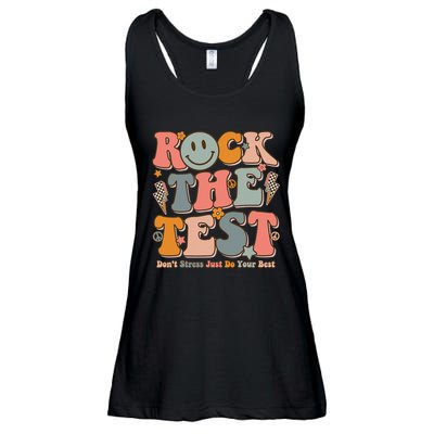 Testing For Teachers Test Day Teacher Rock The Test Ladies Essential Flowy Tank