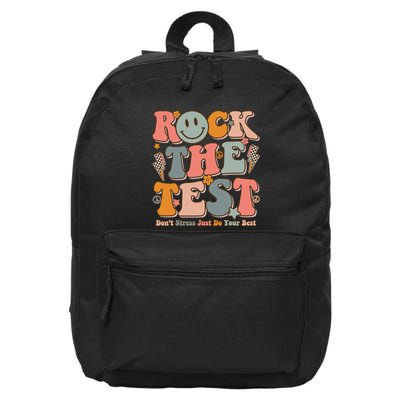 Testing For Teachers Test Day Teacher Rock The Test 16 in Basic Backpack