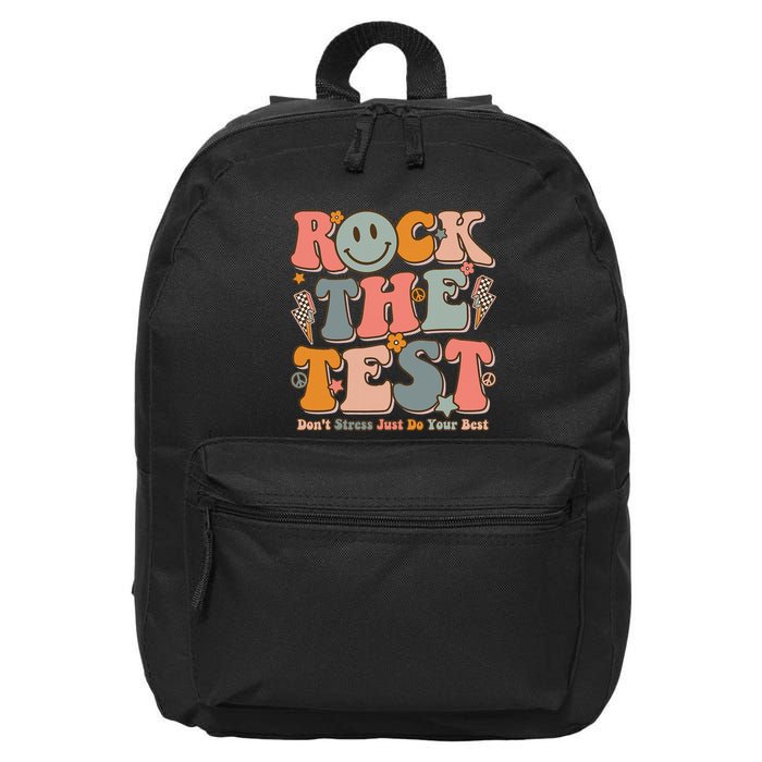 Testing For Teachers Test Day Teacher Rock The Test 16 in Basic Backpack