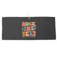Testing For Teachers Test Day Teacher Rock The Test Large Microfiber Waffle Golf Towel