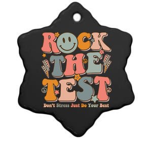 Testing For Teachers Test Day Teacher Rock The Test Ceramic Star Ornament