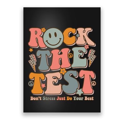 Testing For Teachers Test Day Teacher Rock The Test Poster