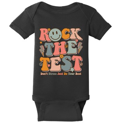 Testing For Teachers Test Day Teacher Rock The Test Baby Bodysuit