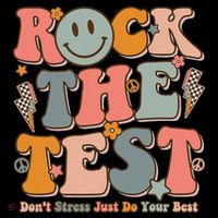 Testing For Teachers Test Day Teacher Rock The Test Baby Bodysuit