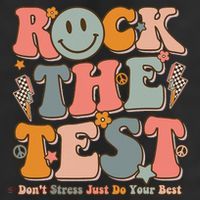 Testing For Teachers Test Day Teacher Rock The Test Trucker Hat