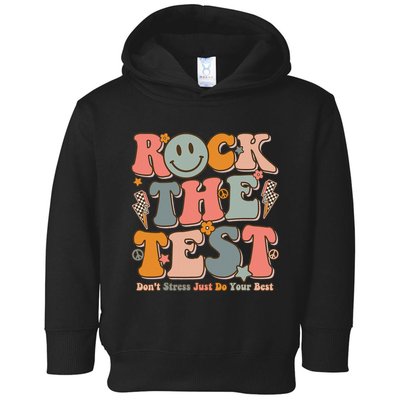 Testing For Teachers Test Day Teacher Rock The Test Toddler Hoodie