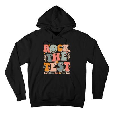 Testing For Teachers Test Day Teacher Rock The Test Tall Hoodie