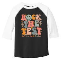 Testing For Teachers Test Day Teacher Rock The Test Toddler Fine Jersey T-Shirt