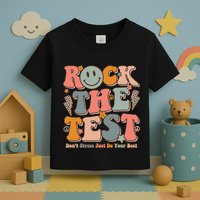 Testing For Teachers Test Day Teacher Rock The Test Toddler T-Shirt