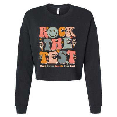 Testing For Teachers Test Day Teacher Rock The Test Cropped Pullover Crew