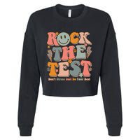 Testing For Teachers Test Day Teacher Rock The Test Cropped Pullover Crew
