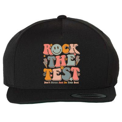 Testing For Teachers Test Day Teacher Rock The Test Wool Snapback Cap