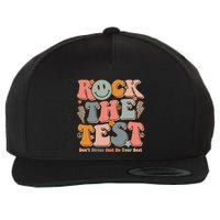 Testing For Teachers Test Day Teacher Rock The Test Wool Snapback Cap