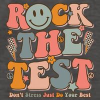 Testing For Teachers Test Day Teacher Rock The Test Vector Backpack
