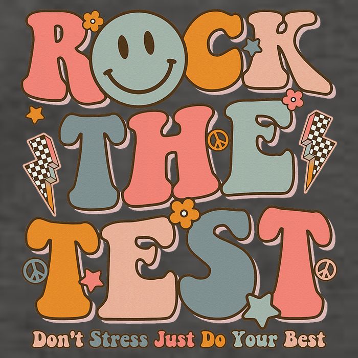 Testing For Teachers Test Day Teacher Rock The Test Vector Backpack