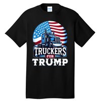 Truckers For Trump Tall T-Shirt