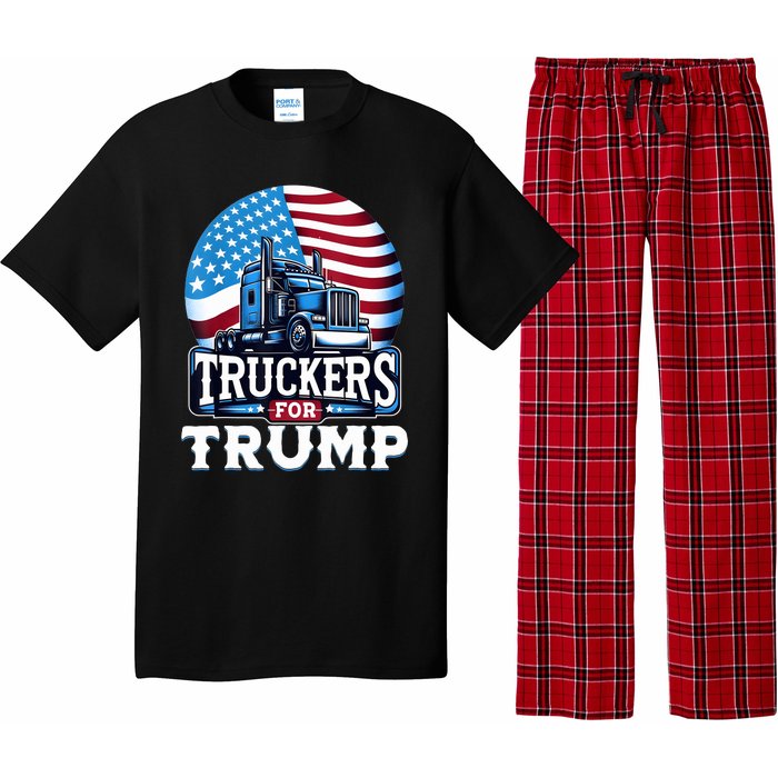 Truckers For Trump Pajama Set