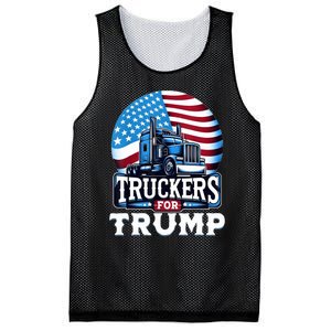 Truckers For Trump Mesh Reversible Basketball Jersey Tank