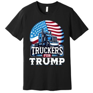 Truckers For Trump Premium T-Shirt