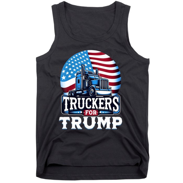 Truckers For Trump Tank Top